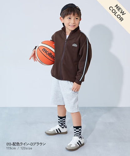 日本童裝 dev!rock 側條紋運動外套 100-160cm 男童款/女童款 秋季 OUTERWEAR