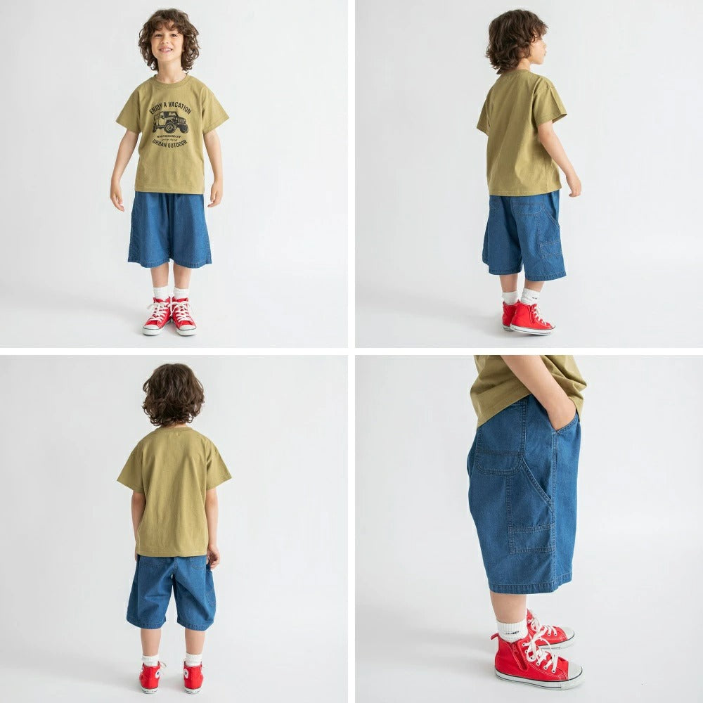 日本童裝 Branshes 工裝寬鬆短褲 90-150cm 男童款 夏季 PANTS