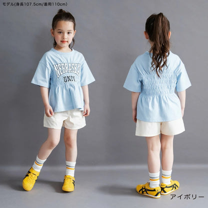 日本童裝 Branshes 純色牛仔短褲 100-150cm 女童款 夏季 PANTS
