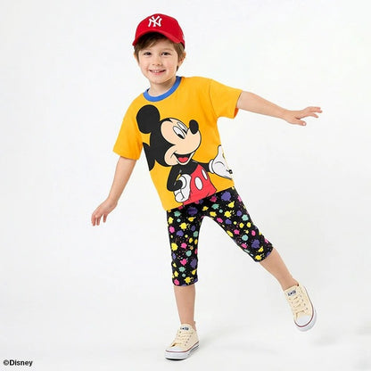 Japanese BDL x Disney parent-child print tops (80-150cm) for boys and girls (summer TOPS) 