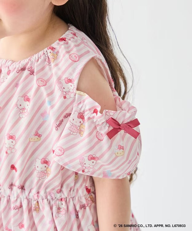 日本童裝 aF#a325 x Sanrio 夢幻連身裙 100-140cm 女童款 夏季 DRESSES