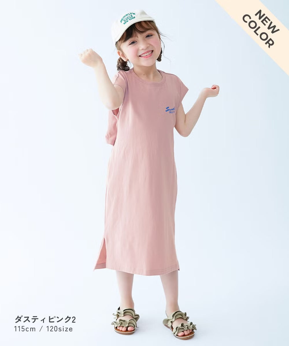 日本童裝 dev!rock 露背假兩件背心裙 100-160cm 女童款 夏季 TOPS