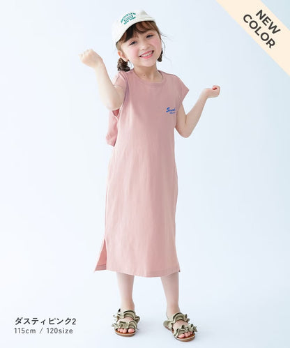 日本童裝 dev!rock 露背假兩件背心裙 100-160cm 女童款 夏季 TOPS