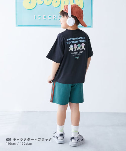 日本童裝 dev!rock 吸汗速乾 接觸冷感涼感 印花上衣 100-160cm 男童款/女童款 夏季 TOPS