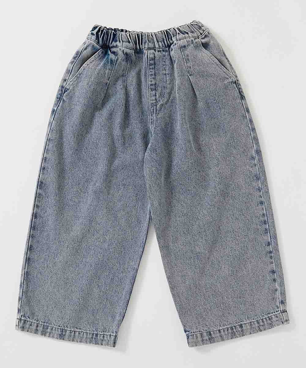 日本童裝 dev!rock 闊腿牛仔長褲 100-160cm 男童款/女童款 秋季 PANTS