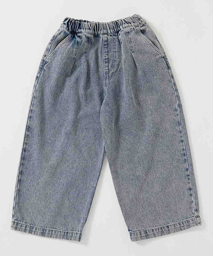 日本童裝 dev!rock 闊腿牛仔長褲 100-160cm 男童款/女童款 秋季 PANTS