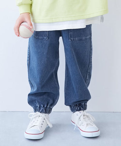 日本童裝 dev!rock 牛仔風格運動長褲 100-160cm 男童款 秋季 PANTS