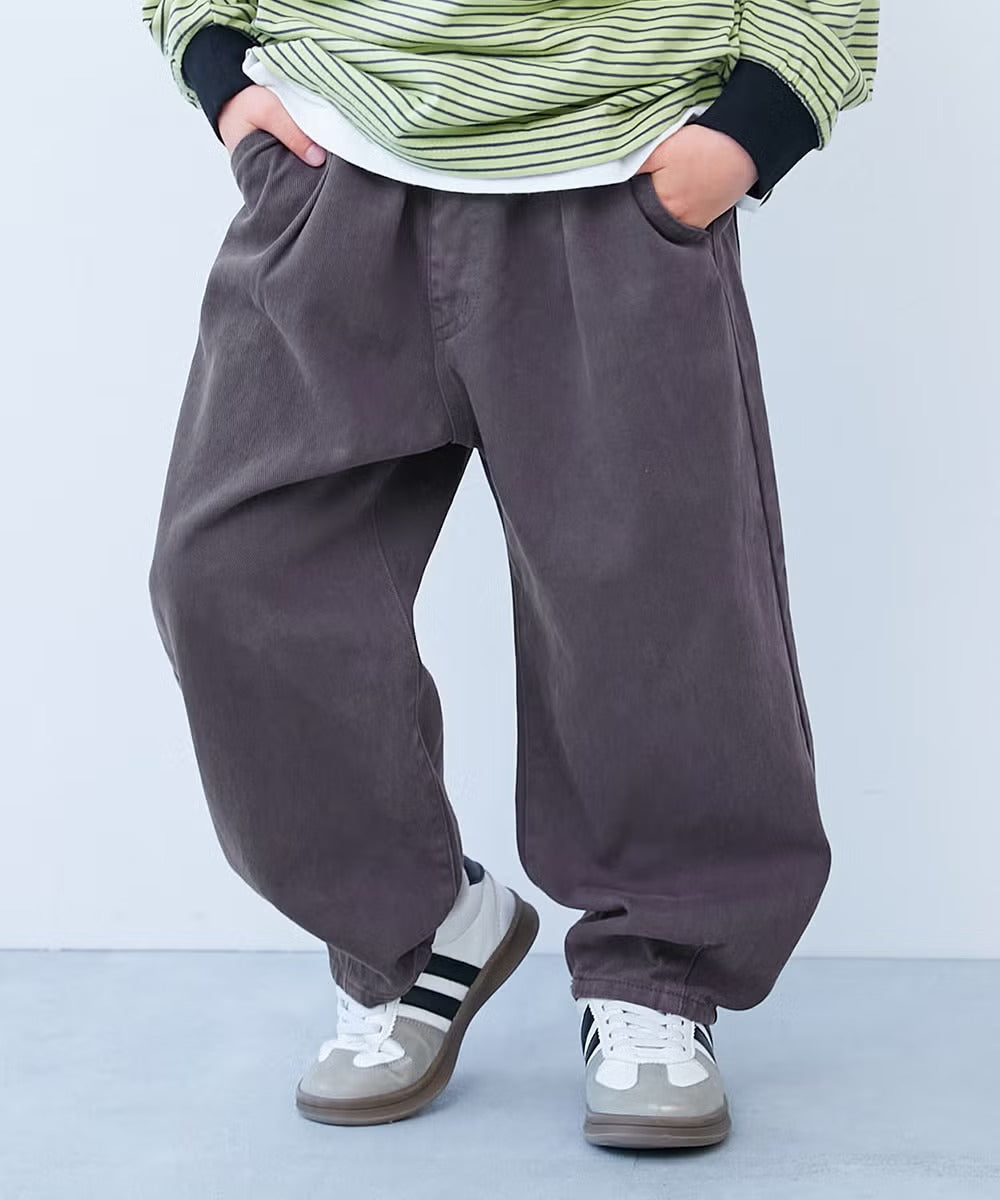 日本童裝 dev!rock 復古風寬鬆長褲 100-160cm 男童款/女童款 秋季 PANTS