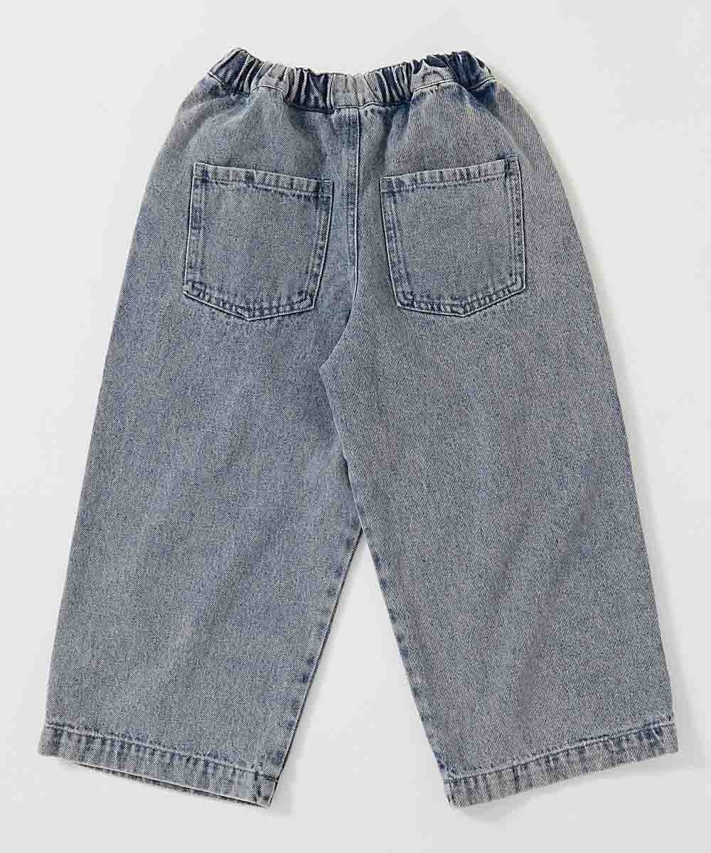 日本童裝 dev!rock 闊腿牛仔長褲 100-160cm 男童款/女童款 秋季 PANTS