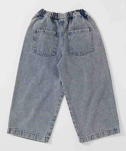 日本童裝 dev!rock 闊腿牛仔長褲 100-160cm 男童款/女童款 秋季 PANTS