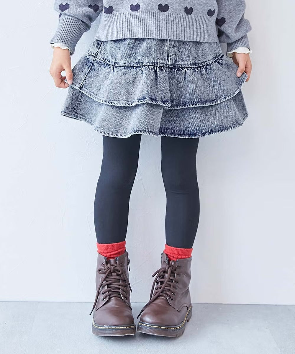 日本童裝 dev!rock 層層疊牛仔短裙 100-140cm 女童款 秋季 SKIRTS