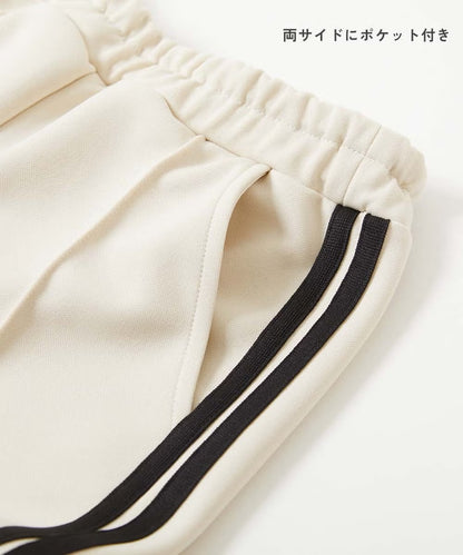 日本童裝 dev!rock 側邊條紋寬腿運動褲 100-160cm 男童款/女童款 秋季 PANTS