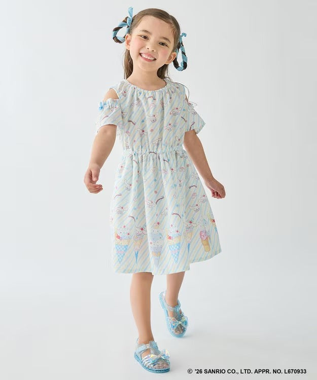 日本童裝 aF#a325 x Sanrio 夢幻連身裙 100-140cm 女童款 夏季 DRESSES