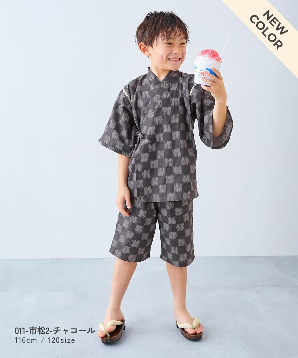日本童裝 dev!rock 日本甚平 日本和服 90-160cm 男童款 夏季 TOPS PANTS 日本夏祭慶典特輯