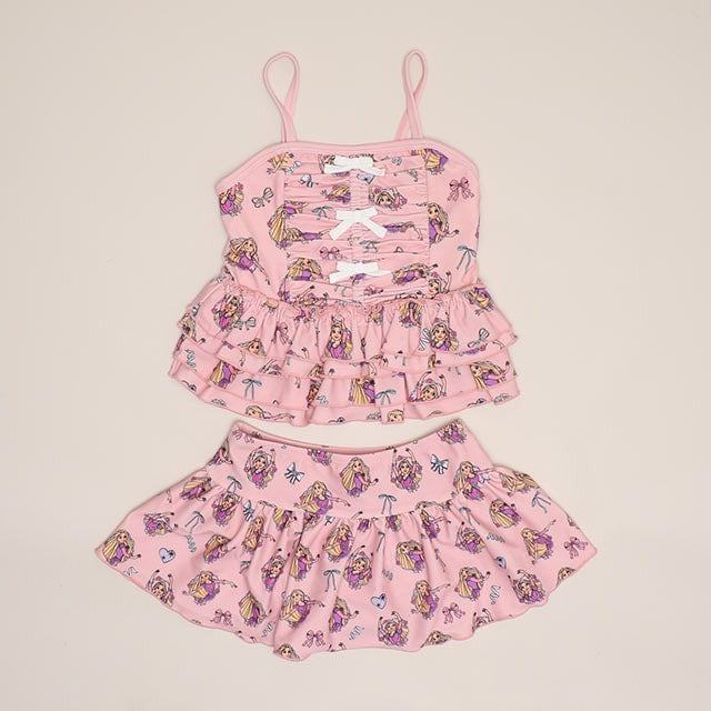 Japanese BDL x Disney parent-child print tops (80-150cm) for boys and girls (summer TOPS) 