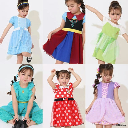 日本童裝 BDL x Disney Princess公主連身裙 90-130cm 女童款 夏季 DRESSES