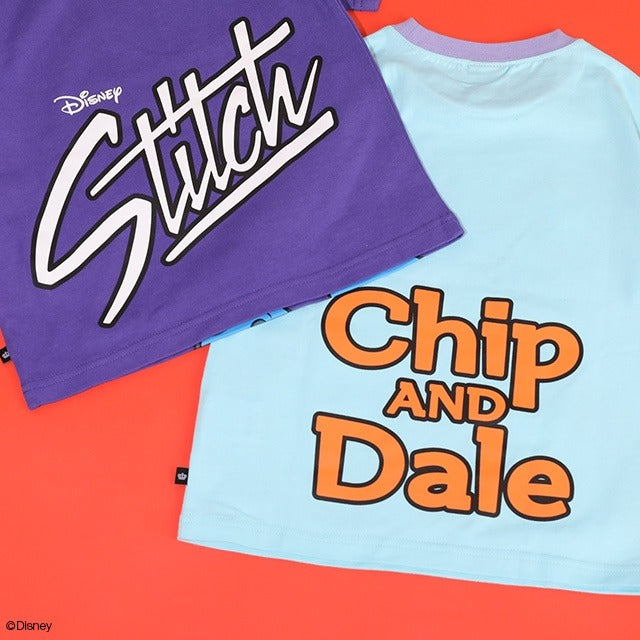 Japanese BDL x Disney parent-child print tops (80-150cm) for boys and girls (summer TOPS) 