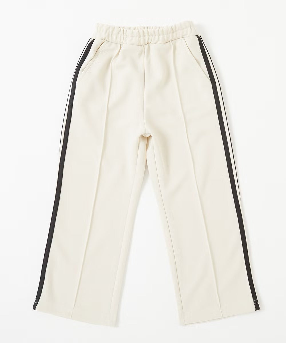 日本童裝 dev!rock 側邊條紋寬腿運動褲 100-160cm 男童款/女童款 秋季 PANTS