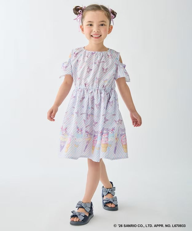 日本童裝 aF#a325 x Sanrio 夢幻連身裙 100-140cm 女童款 夏季 DRESSES