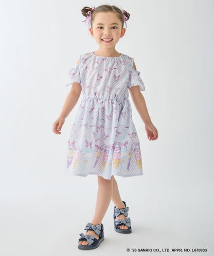 日本童裝 aF#a325 x Sanrio 夢幻連身裙 100-140cm 女童款 夏季 DRESSES