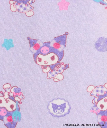 日本童裝 aF#a325 x Sanrio 接觸冷感 蝴蝶結七分褲 100-130cm 女童款 夏季 PANTS