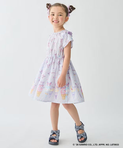 日本童裝 aF#a325 x Sanrio 夢幻連身裙 100-140cm 女童款 夏季 DRESSES
