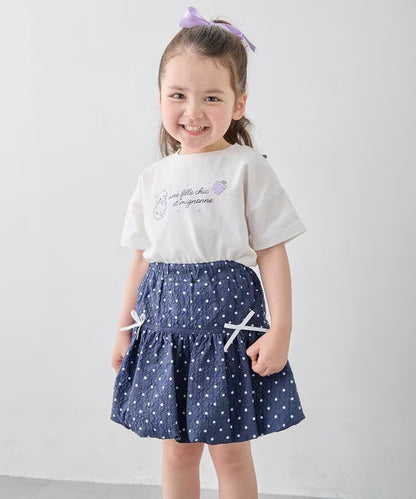 日本童裝 aF#a325 接觸冷感 2Way 水手領上衣 110-150cm 女童款 夏季 TOPS