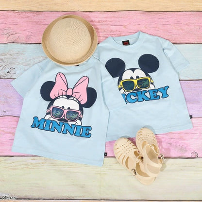 Japanese BDL x Disney parent-child print tops (80-150cm) for boys and girls (summer TOPS) 