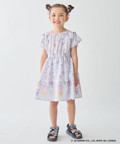 日本童裝 aF#a325 x Sanrio 夢幻連身裙 100-140cm 女童款 夏季 DRESSES