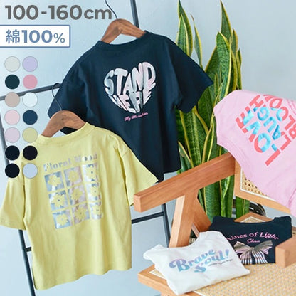 日本童裝 dev!rock 印花短袖上衣 100-160cm 女童款 夏季 TOPS