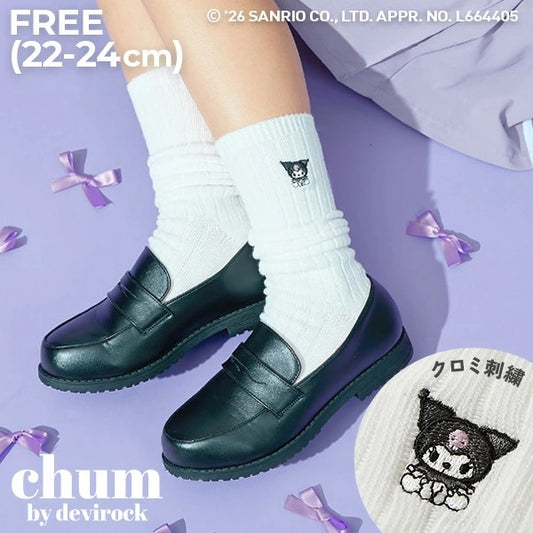 日本直送 dev!rock x Sanrio 襪一對 22-24cm 襪系列