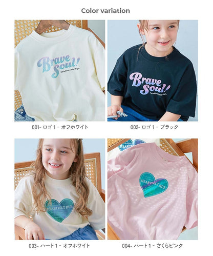 日本童裝 dev!rock 印花短袖上衣 100-160cm 女童款 夏季 TOPS