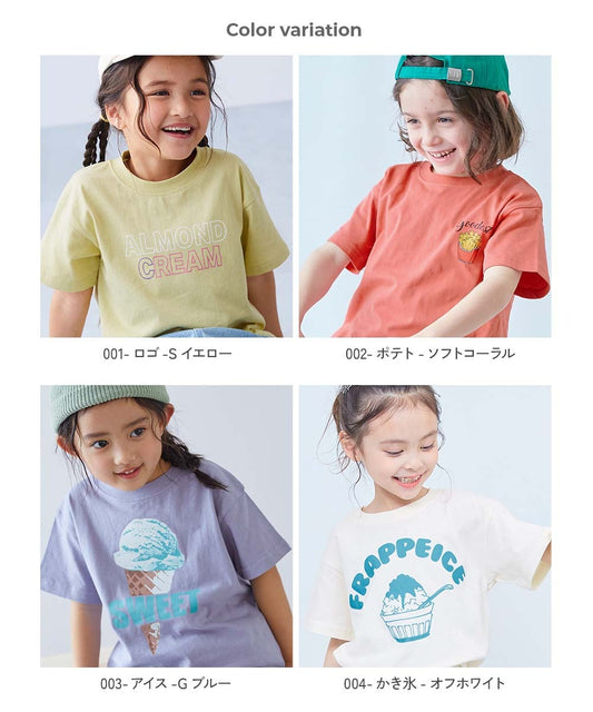 日本童裝 dev!rock 印花短袖上衣 80-160cm 男童款/女童款 TOPS 夏季