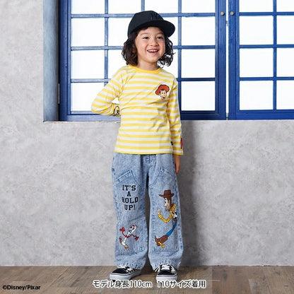 Japanese BDL x Disney parent-child print tops (80-150cm) for boys and girls (summer TOPS) 