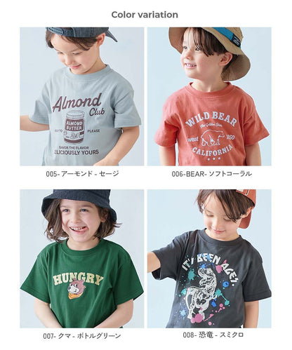 日本童裝 dev!rock 印花短袖上衣 80-160cm 男童款/女童款 TOPS 夏季