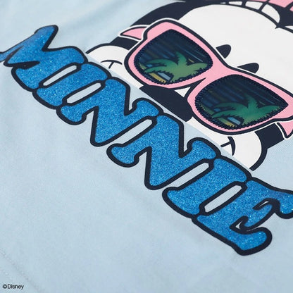 Japanese BDL x Disney parent-child print tops (80-150cm) for boys and girls (summer TOPS) 