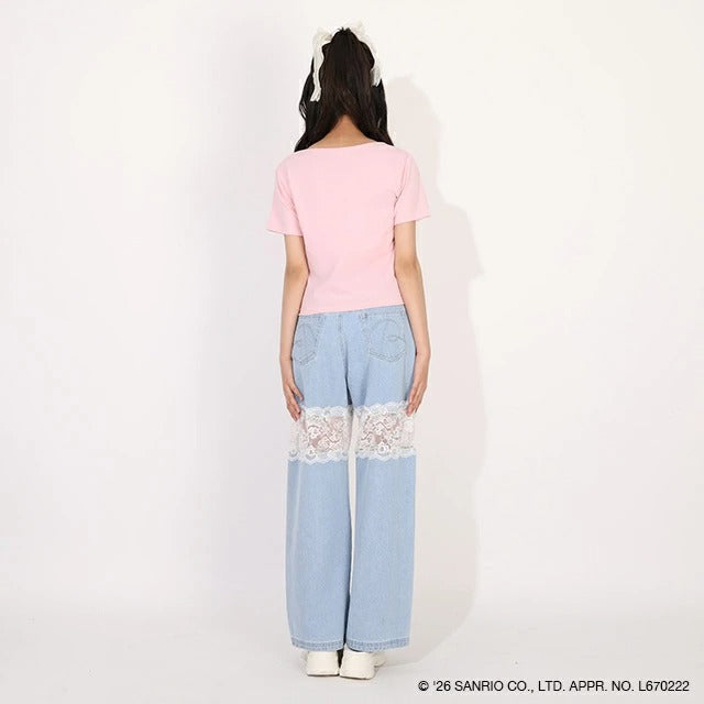日本童裝 BDL x Sanrio 吊帶疊穿式上衣 120-160cm 女童款 夏季 TOPS