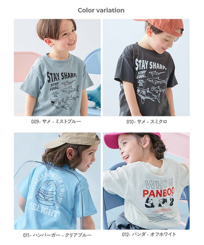 日本童裝 dev!rock 印花短袖上衣 80-160cm 男童款/女童款 TOPS 夏季