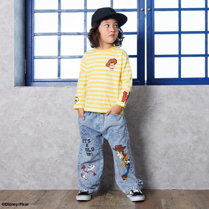 Japanese BDL x Disney parent-child print tops (80-150cm) for boys and girls (summer TOPS) 