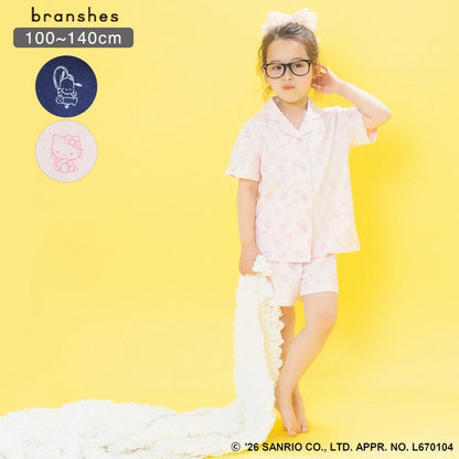 日本童裝 Branshes x Sanrio 睡衣 100-140cm 女童款 夏季 睡衣系列