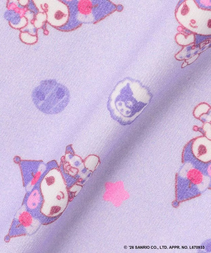 日本童裝 aF#a325 x Sanrio 接觸冷感 蝴蝶結七分褲 100-130cm 女童款 夏季 PANTS