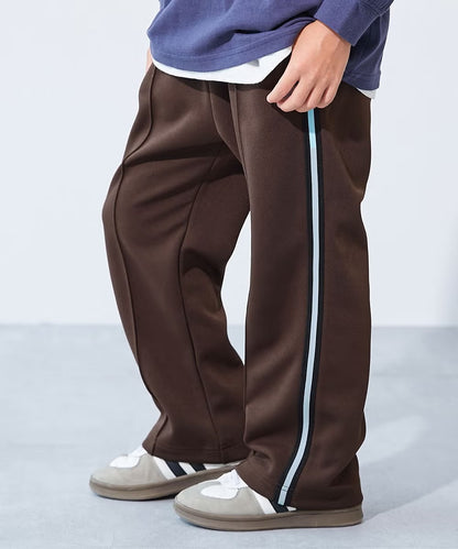 日本童裝 dev!rock 側邊條紋寬腿運動褲 100-160cm 男童款/女童款 秋季 PANTS