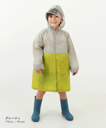 日本直送 dev!rock 雨衣 可收納書包 80-160cm 下雨天系列