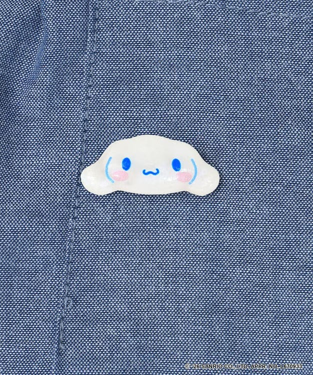 日本童裝 aF#a325 x Sanrio 圓弧鈕扣短褲 100-150cm 女童款 夏季 PANTS