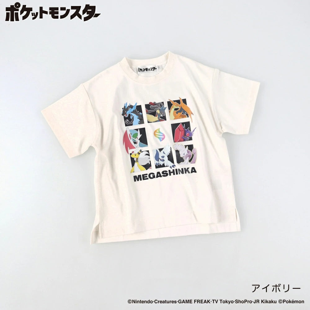 日本童裝 Branshes x Pokemon 印花上衣 100-150cm 女童款 夏季 TOPS