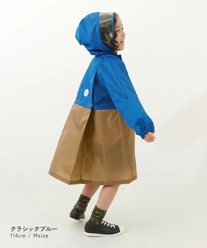 日本直送 dev!rock 雨衣 可收納書包 80-160cm 下雨天系列