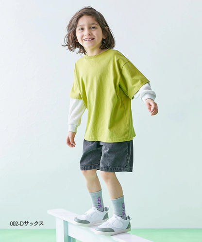 Japanese children's clothing dev!rock waterproof series stand collar thin jacket 100-160cm boys/girls spring and summer outerwear
