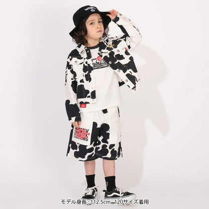 Japanese BDL x Disney parent-child print tops (80-150cm) for boys and girls (summer TOPS) 