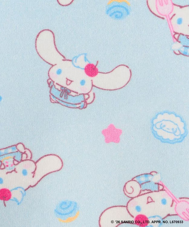 日本童裝 aF#a325 x Sanrio 接觸冷感 蝴蝶結七分褲 100-130cm 女童款 夏季 PANTS