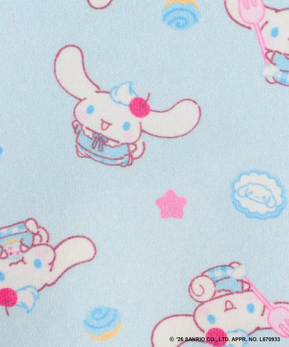 日本童裝 aF#a325 x Sanrio 接觸冷感 蝴蝶結七分褲 100-130cm 女童款 夏季 PANTS